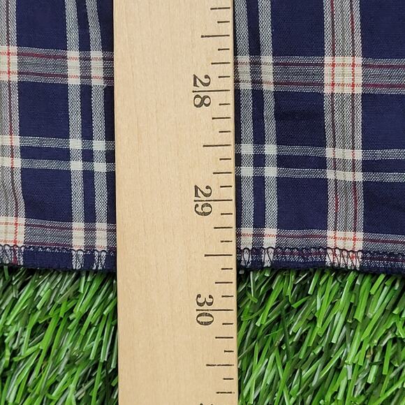 Vintage Wrangler Western Snap Shirt Large 22x30 Shadow Plaid - Picture 11 of 11